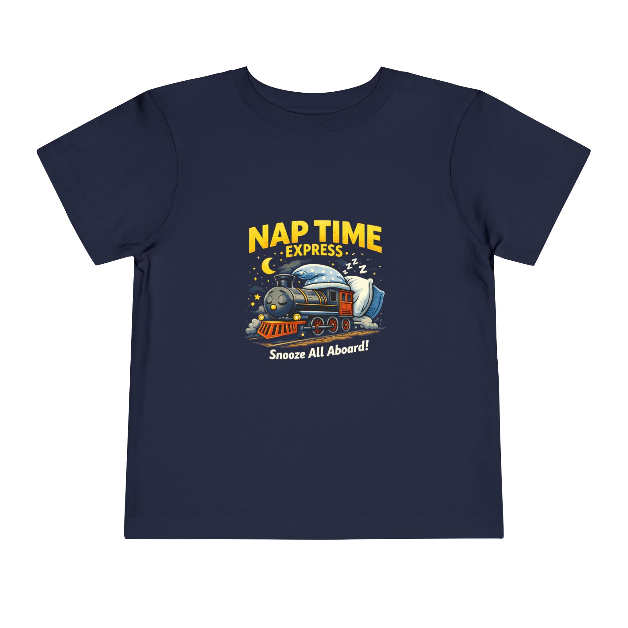 Toddler Tee — “Nap Time Express” Train Sleepytime Shirt