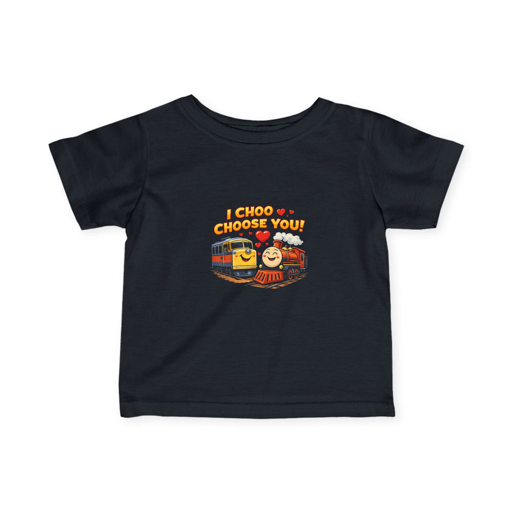 Infant Tee — Cute Train Friends "I Choo-Choose You" Baby Shirt