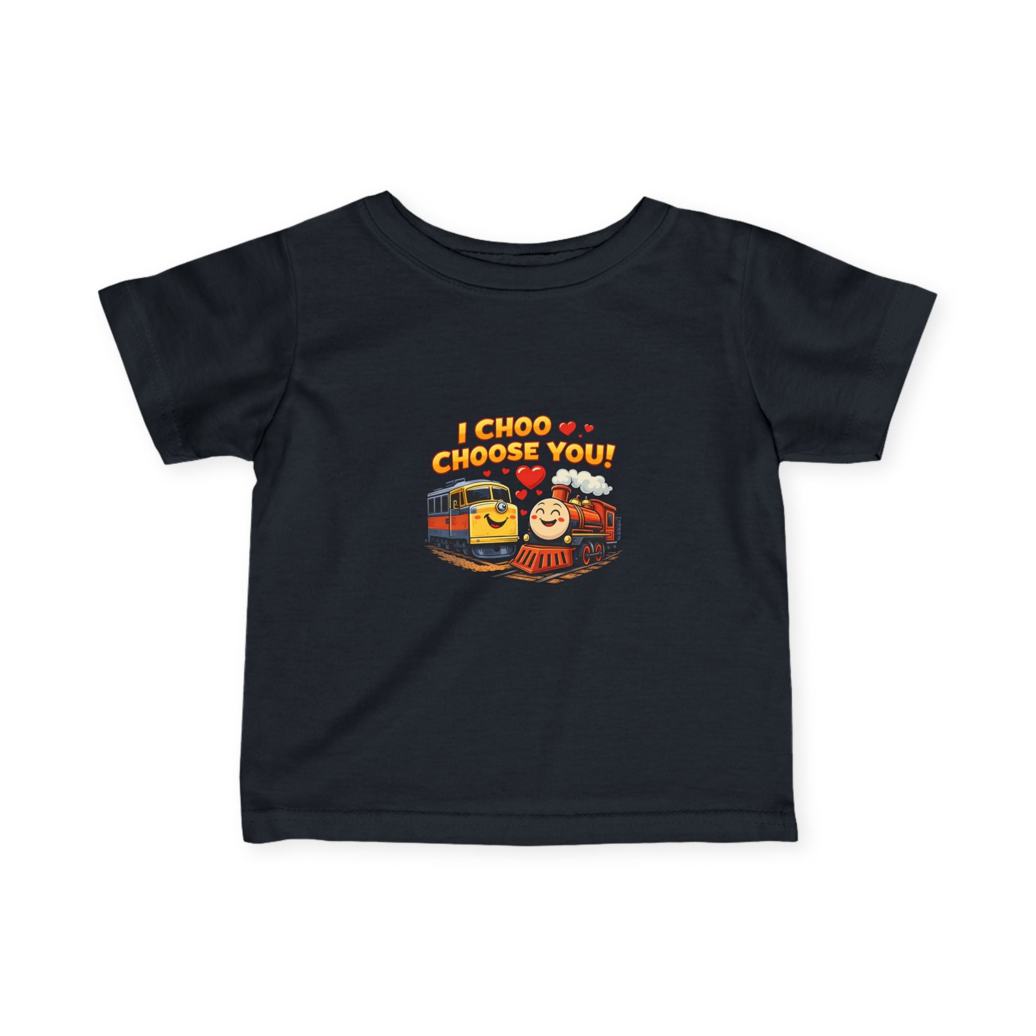 Infant Tee — Cute Train Friends "I Choo-Choose You" Baby Shirt