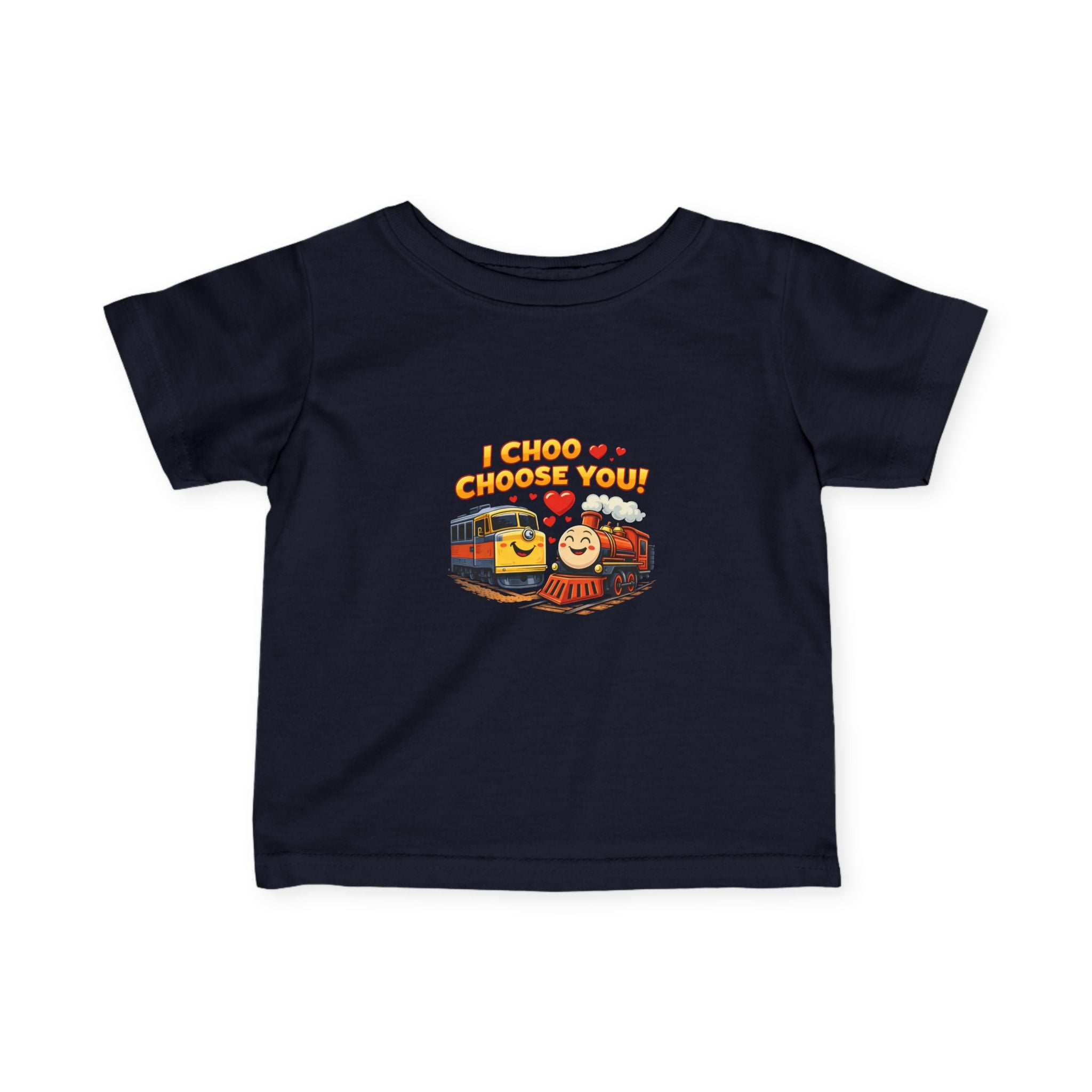 Infant Tee — Cute Train Friends "I Choo-Choose You" Baby Shirt