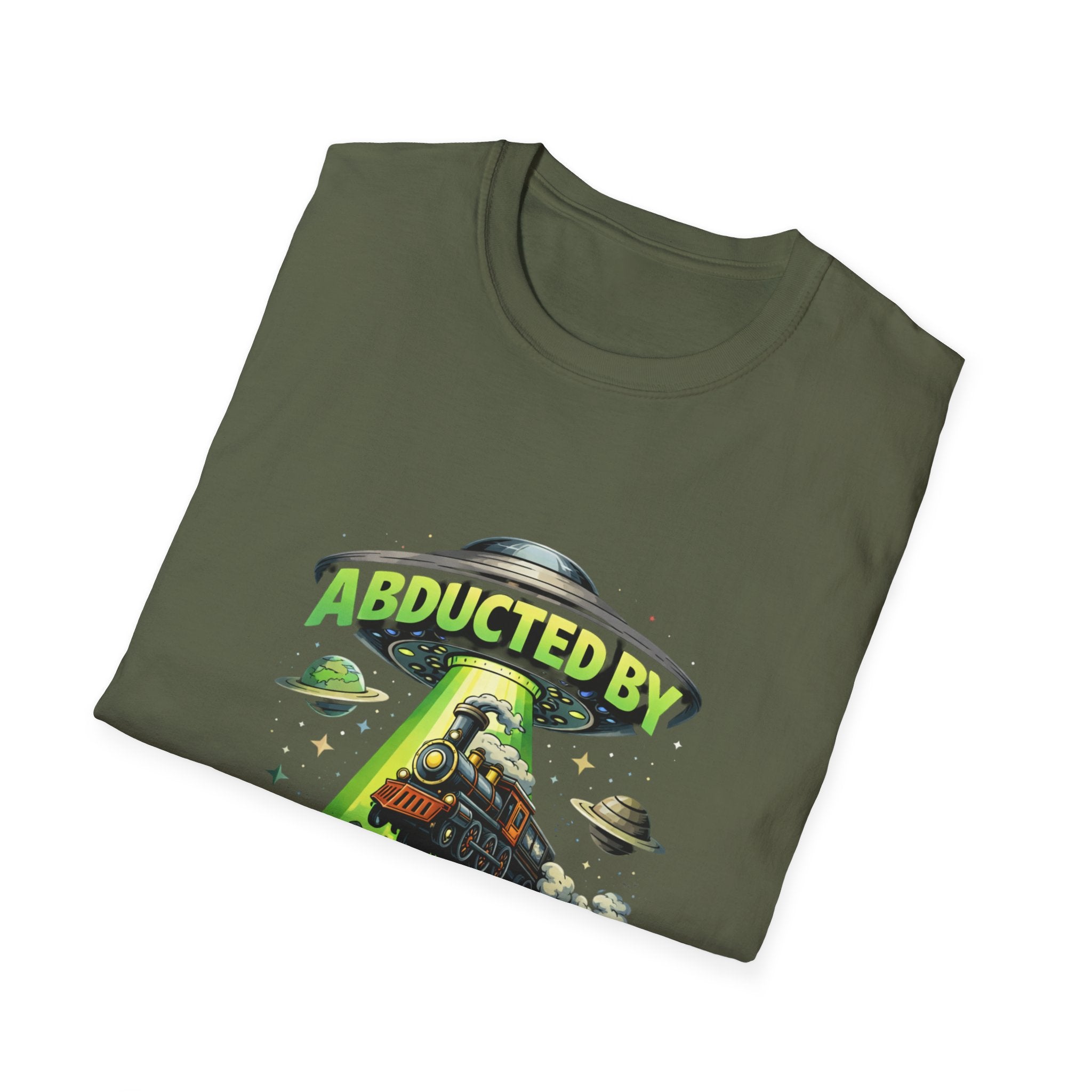 Abducted By Aliens T-Shirt — Funny UFO Sci‑Fi Tee for Alien Fans