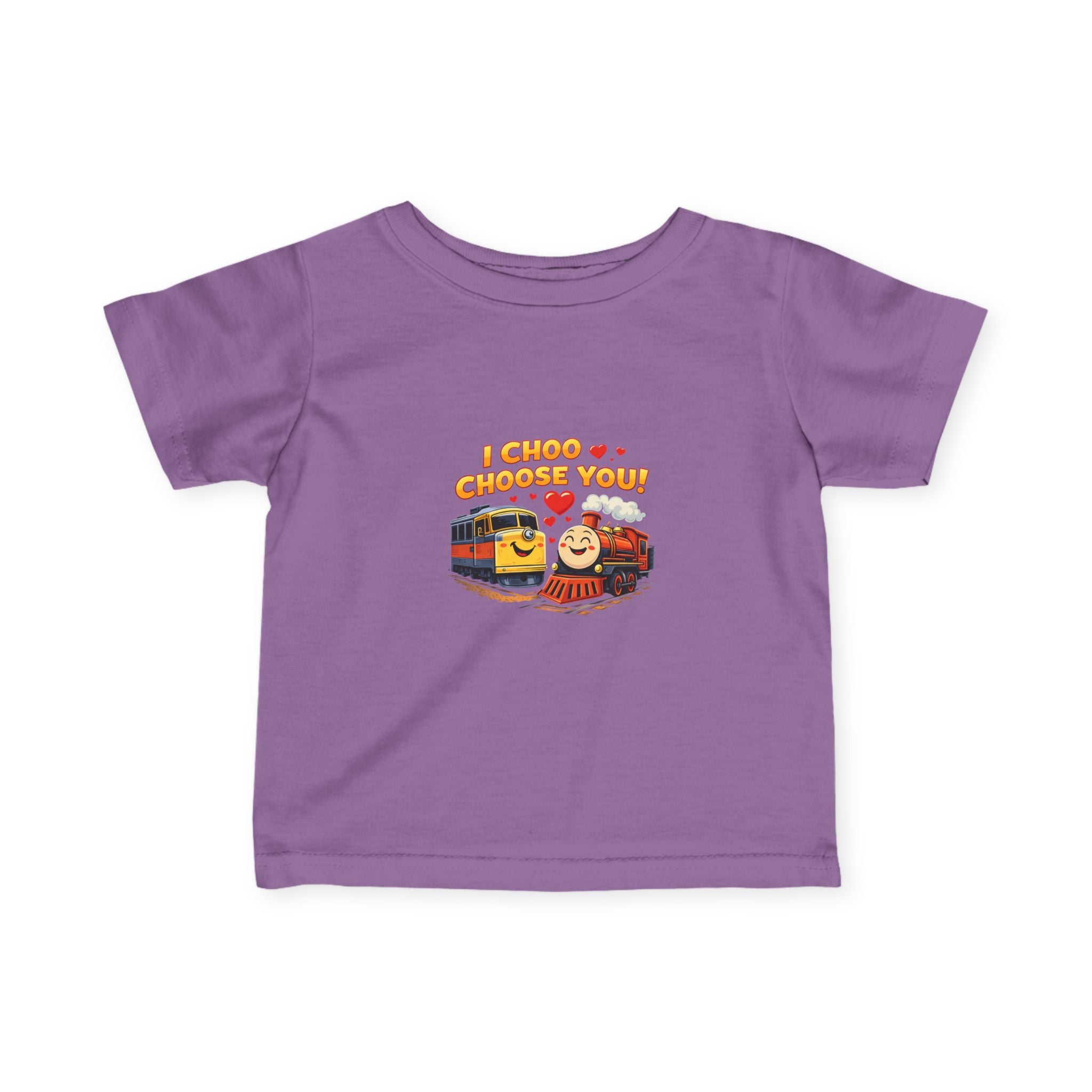 Infant Tee — Cute Train Friends "I Choo-Choose You" Baby Shirt