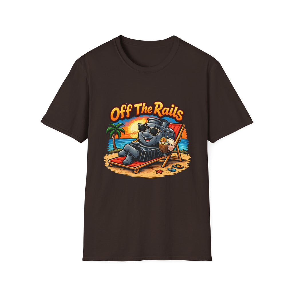 Off The Rails Bear Beach T-Shirt — Vintage Vacation Surf Vibe Tee