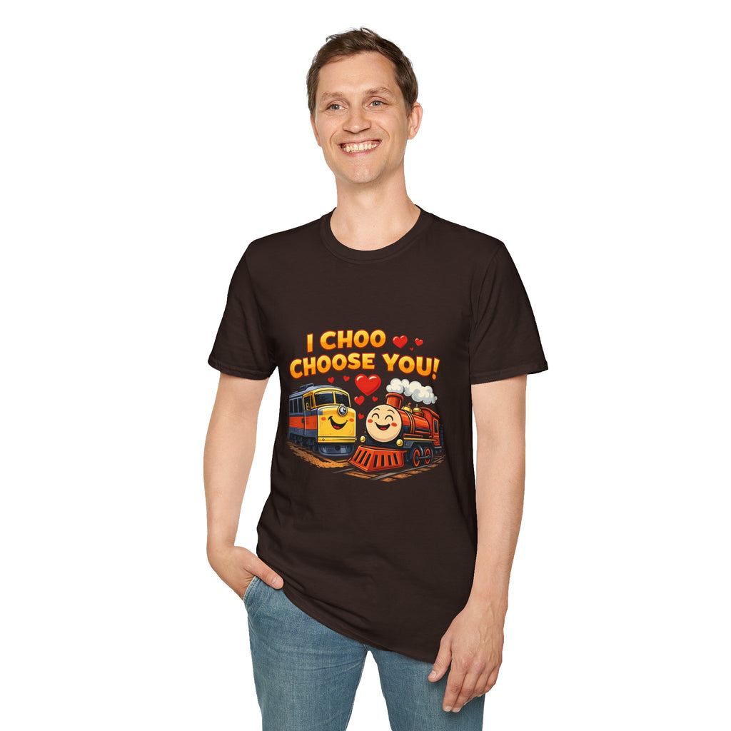 I Choo Choose You Train T-Shirt — Cute Valentine’s Day Railfan Tee