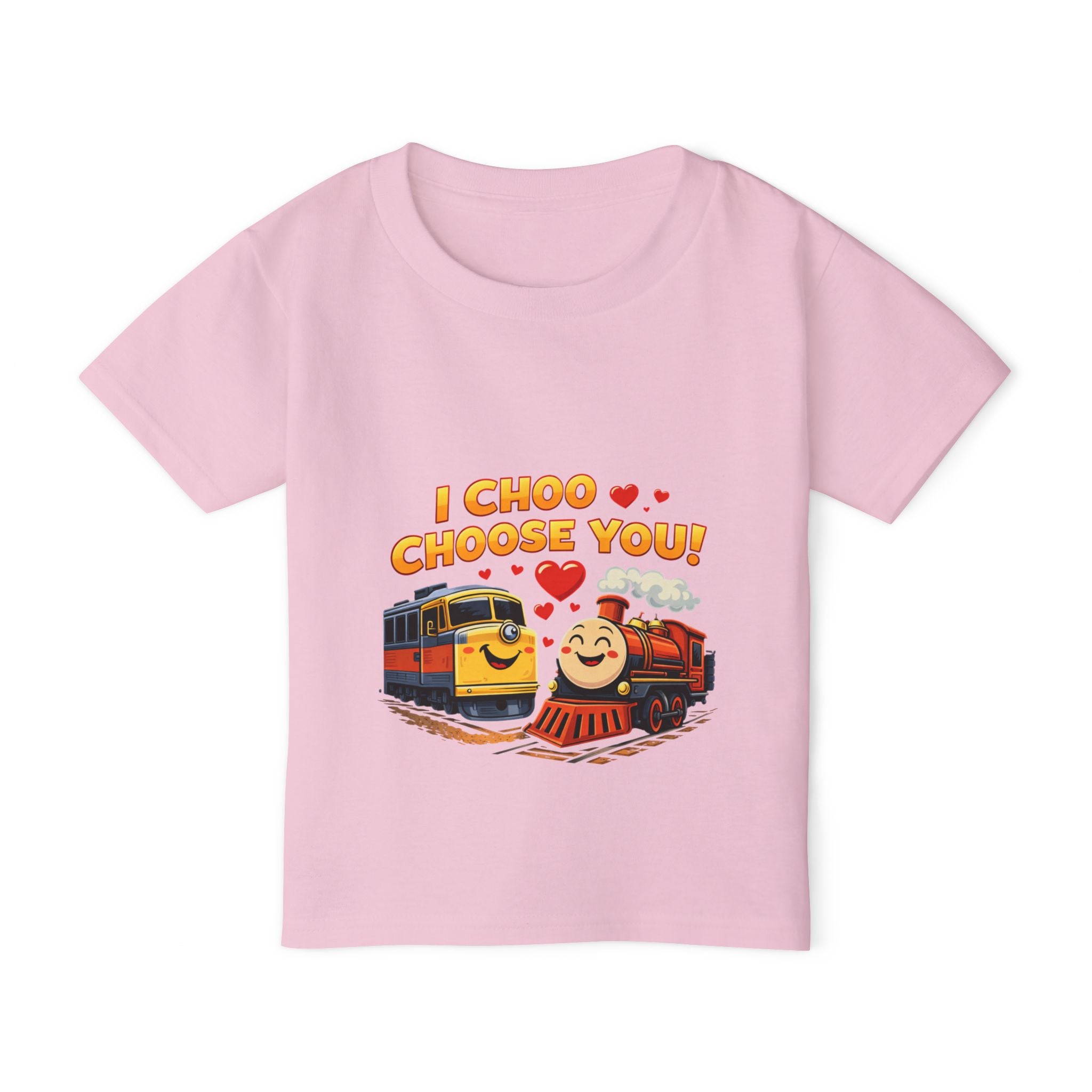 Toddler T-Shirt — "I Choo Choose You!" Cute Train Valentine Tee