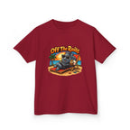 Kids T‑Shirt — "Off The Rails" Train Chill Beach Graphic Tee
