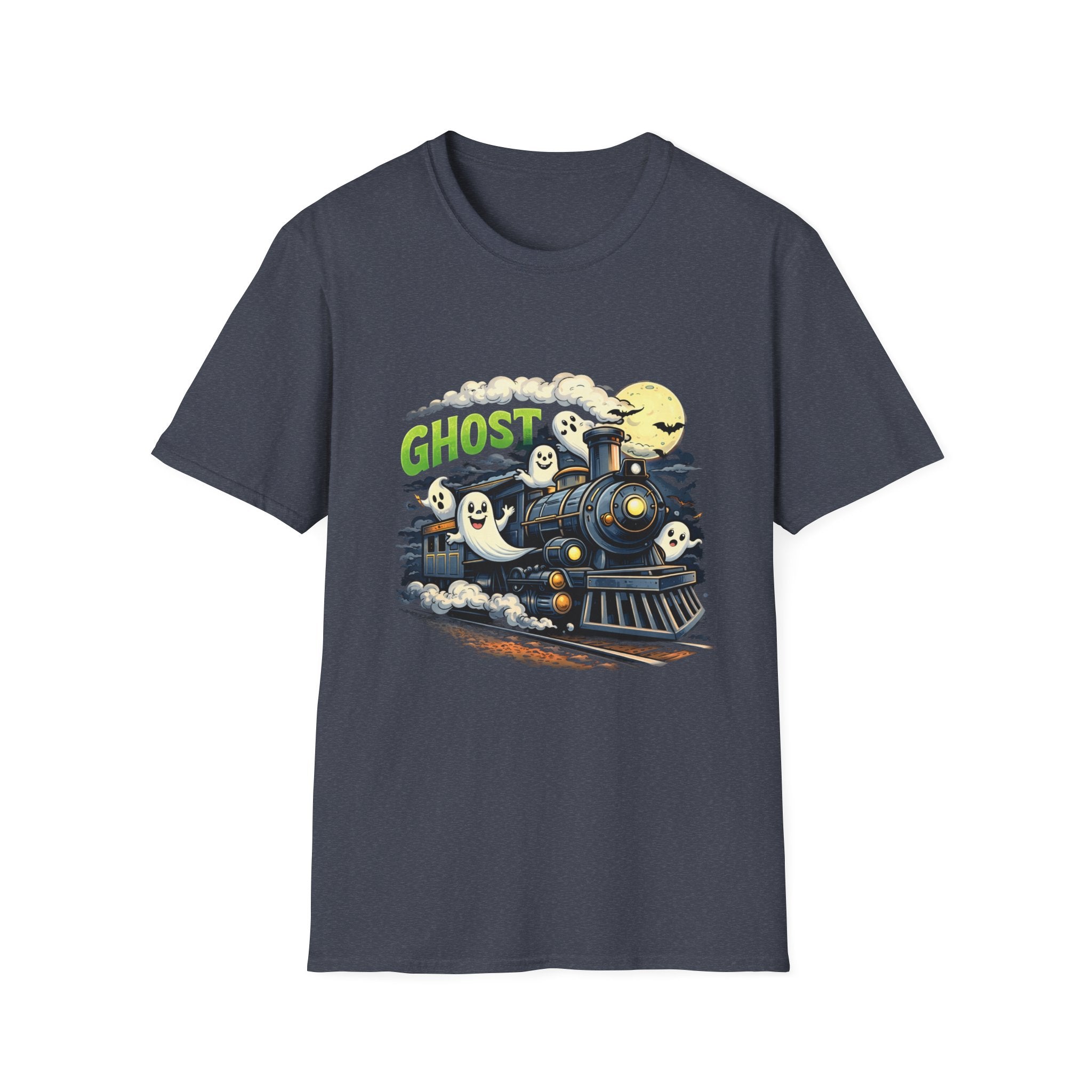 Ghost Train T-Shirt — Cute Halloween Ghosts Locomotive Tee