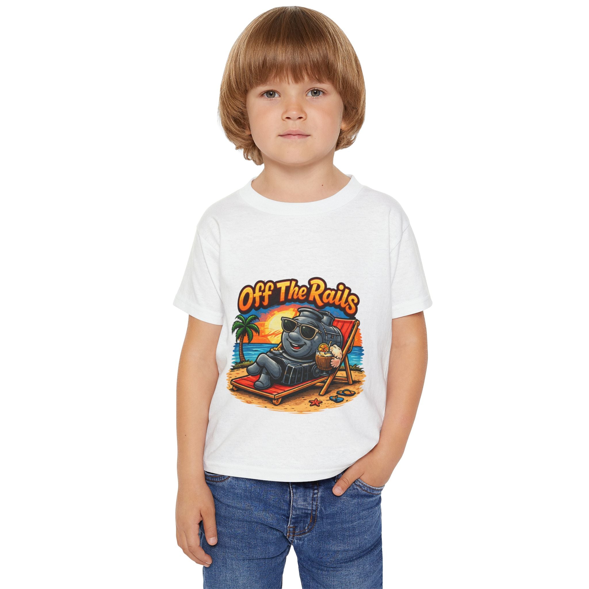 Off The Rails Chill Train Toddler T-Shirt
