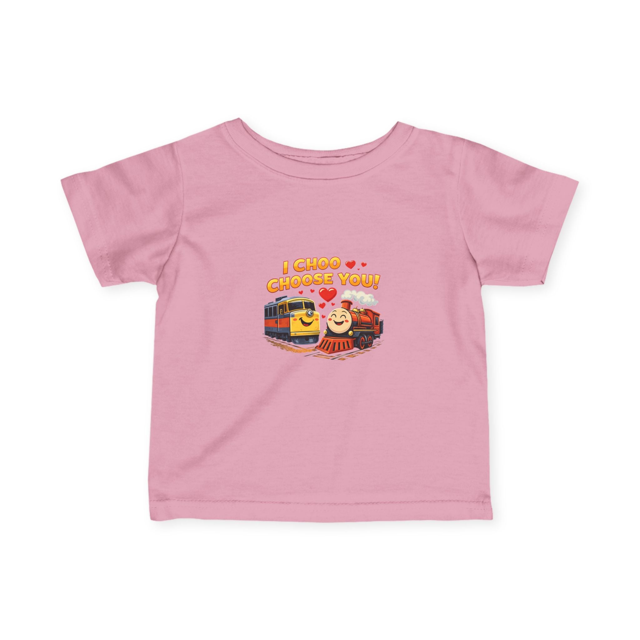 Infant Tee — Cute Train Friends "I Choo-Choose You" Baby Shirt