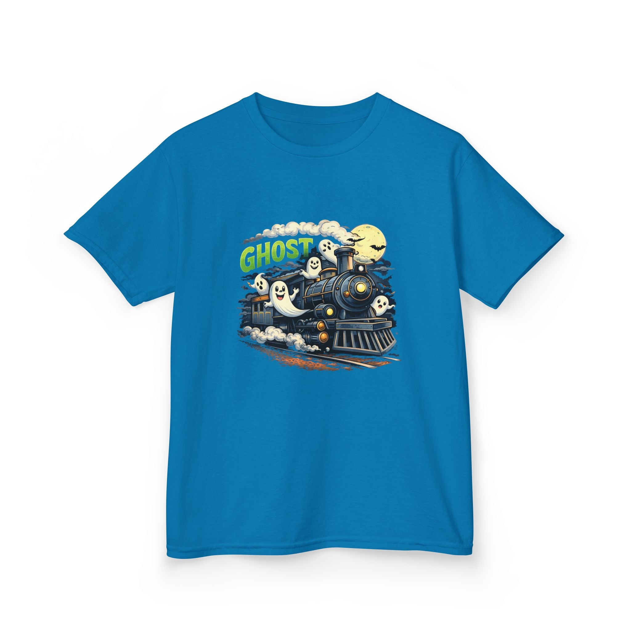 Kids Ghost Train T-Shirt — Cute Halloween Ghosts Graphic Tee