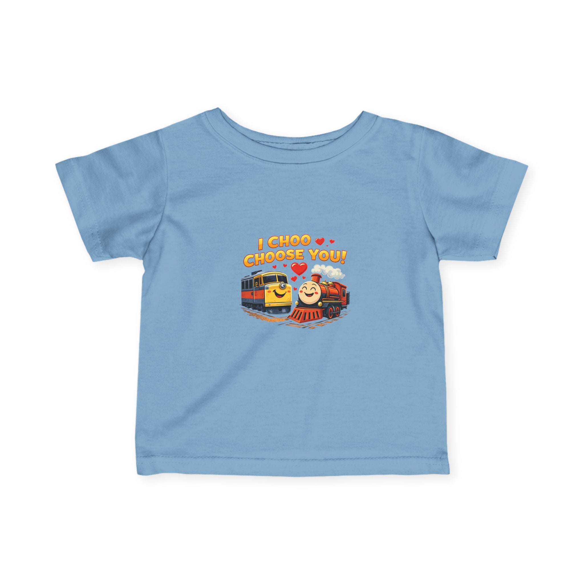 Infant Tee — Cute Train Friends "I Choo-Choose You" Baby Shirt