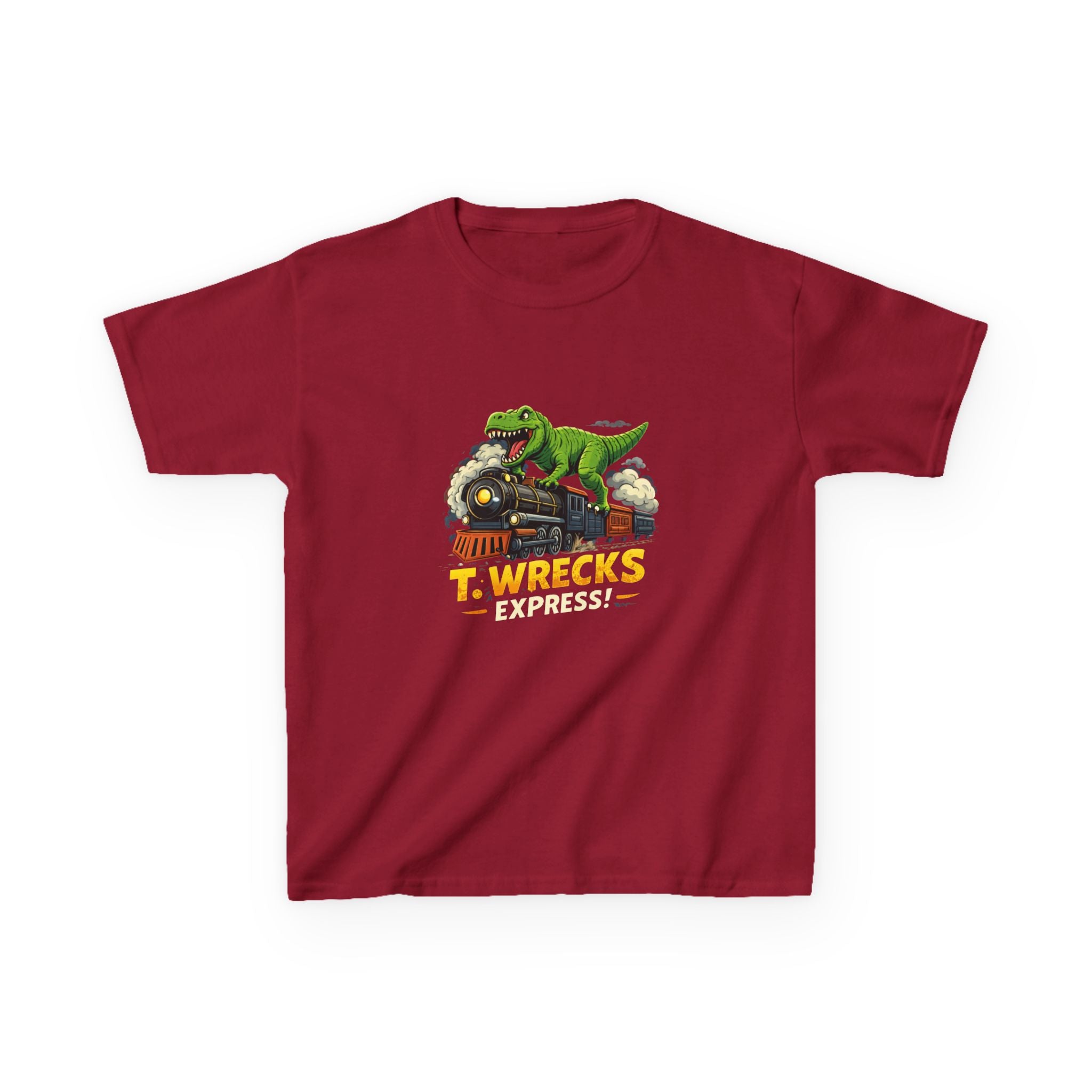 T-Rex Wrecks Express Kids Tee — Dinosaur Train Adventure Shirt