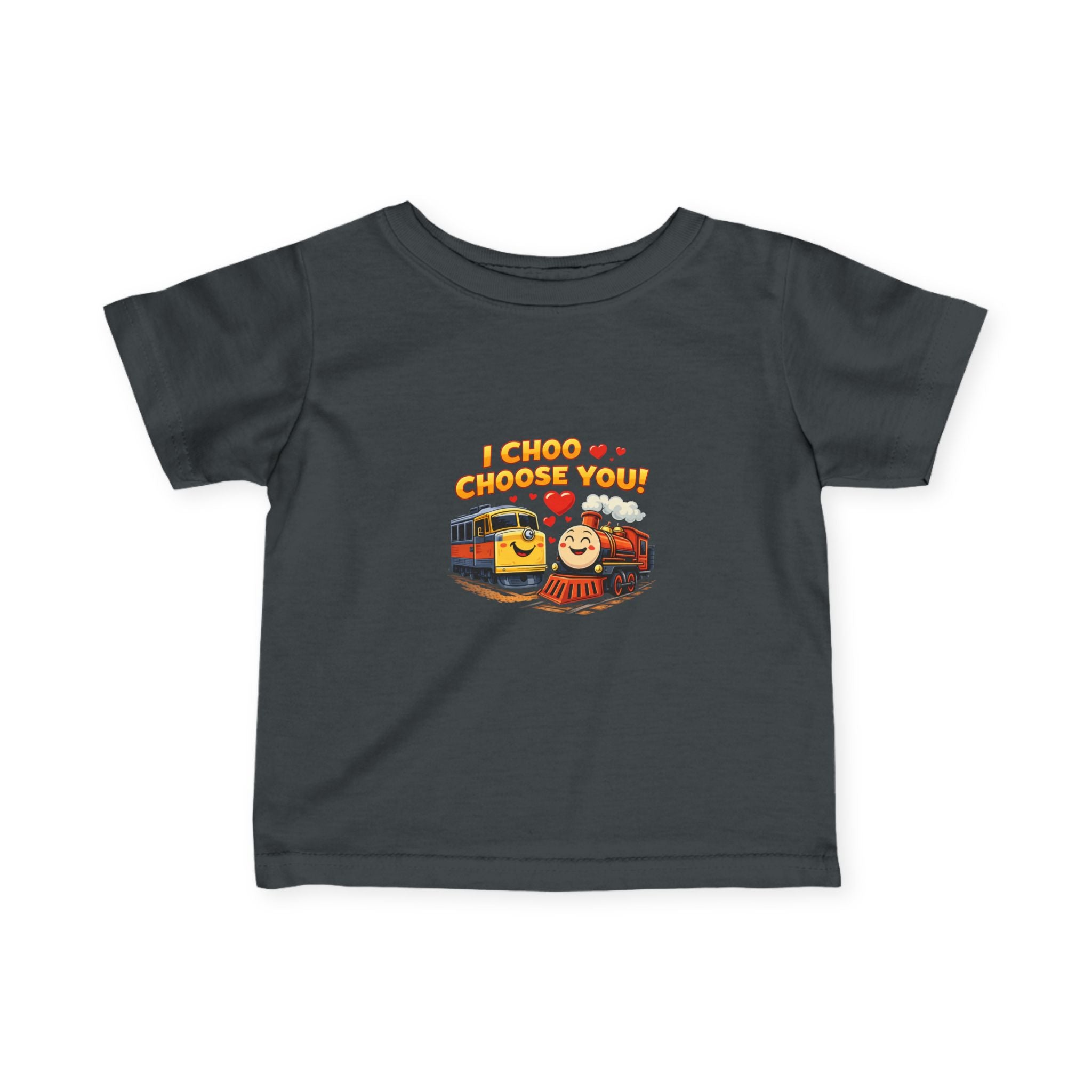Infant Tee — Cute Train Friends "I Choo-Choose You" Baby Shirt