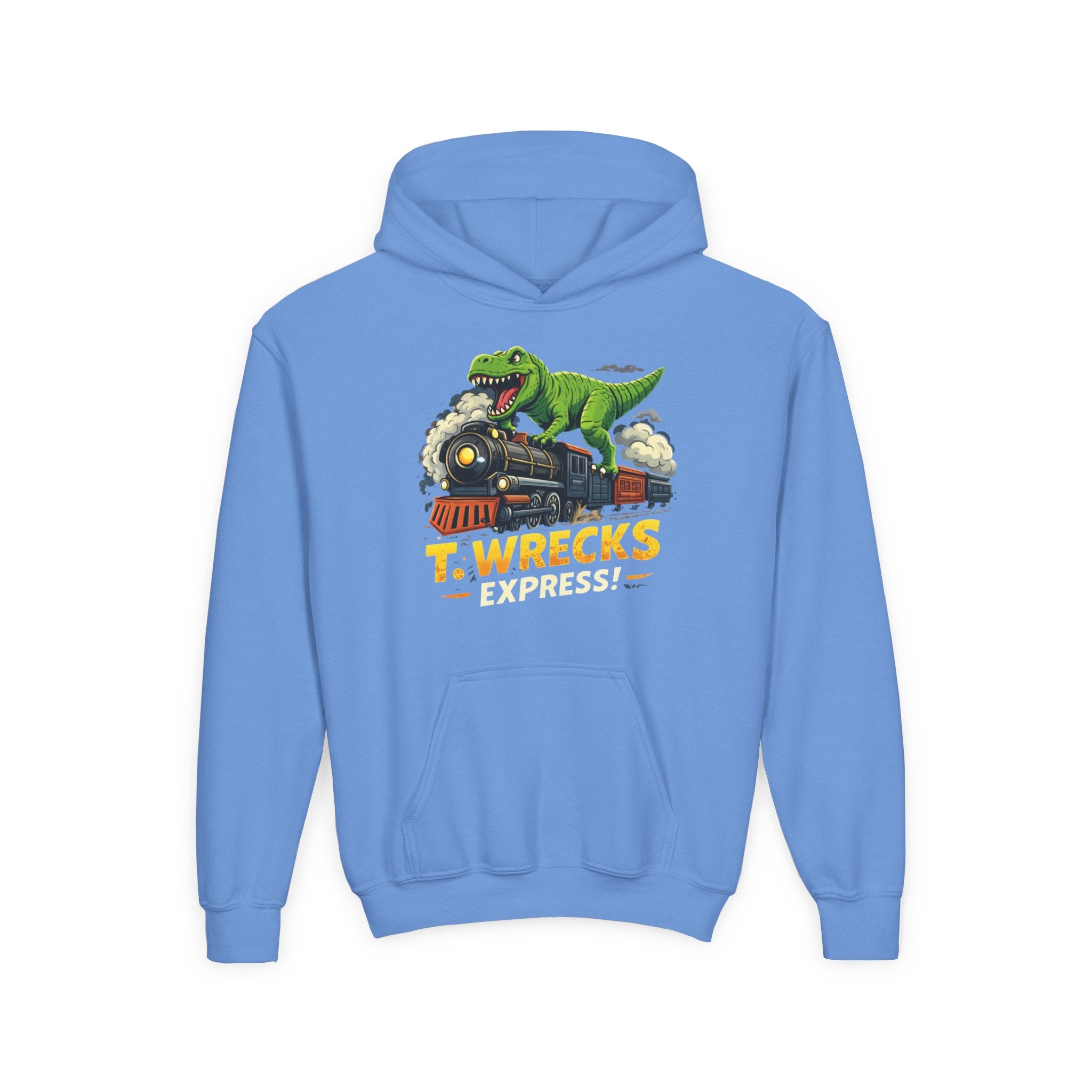 T-Rex Dinosaur Hoodie — 'T. Wrecks' Kids Graphic Pullover