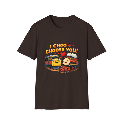I Choo Choose You Train T-Shirt — Cute Valentine’s Day Railfan Tee
