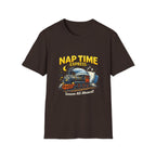 Nap Time Express T-Shirt — "Snooze All Aboard" Cute Train Sleep Graphic Tee