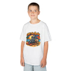Kids T‑Shirt — "Off The Rails" Train Chill Beach Graphic Tee