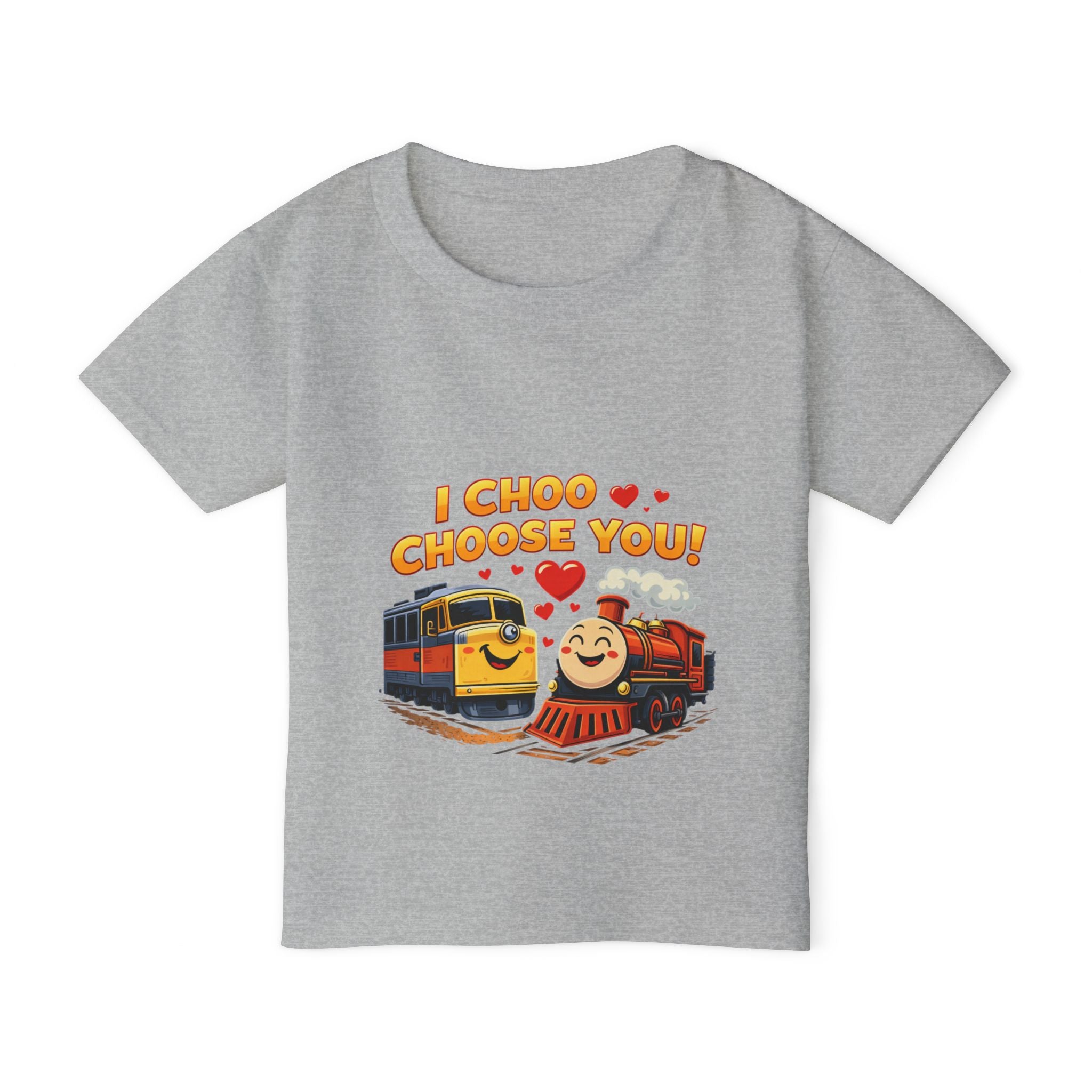 Toddler T-Shirt — "I Choo Choose You!" Cute Train Valentine Tee