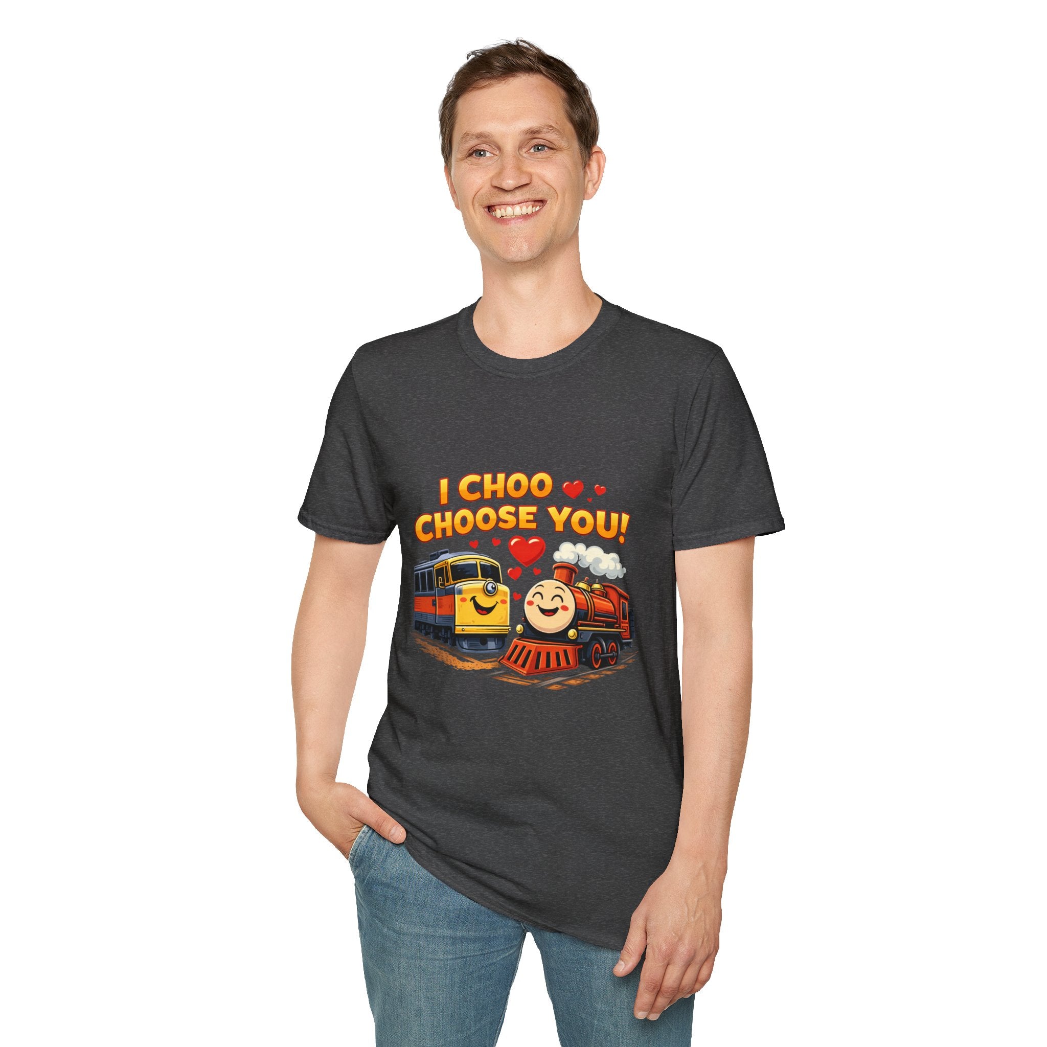 I Choo Choose You Train T-Shirt — Cute Valentine’s Day Railfan Tee