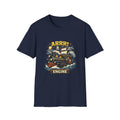 Pirate Train T-Shirt — "Arrr! Engine" Vintage Nautical Steam Locomotive Tee