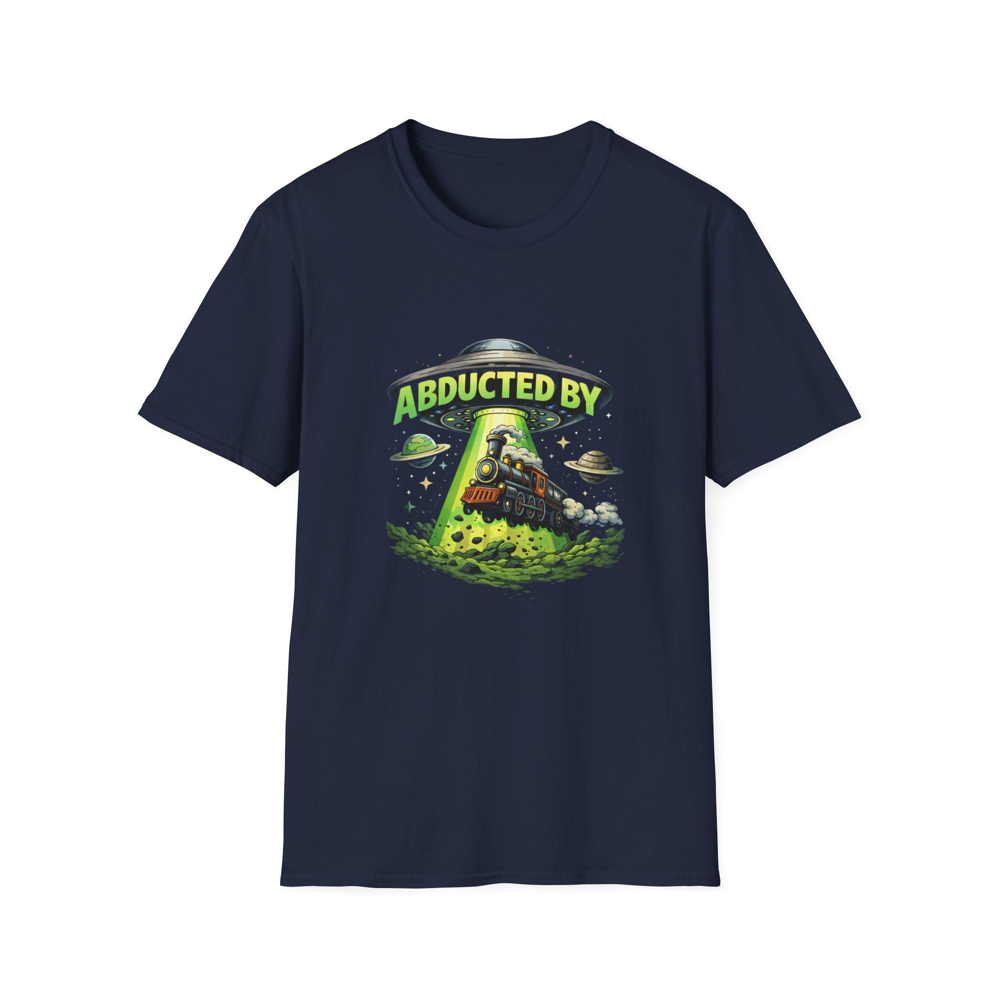 Abducted By Aliens T-Shirt — Funny UFO Sci‑Fi Tee for Alien Fans