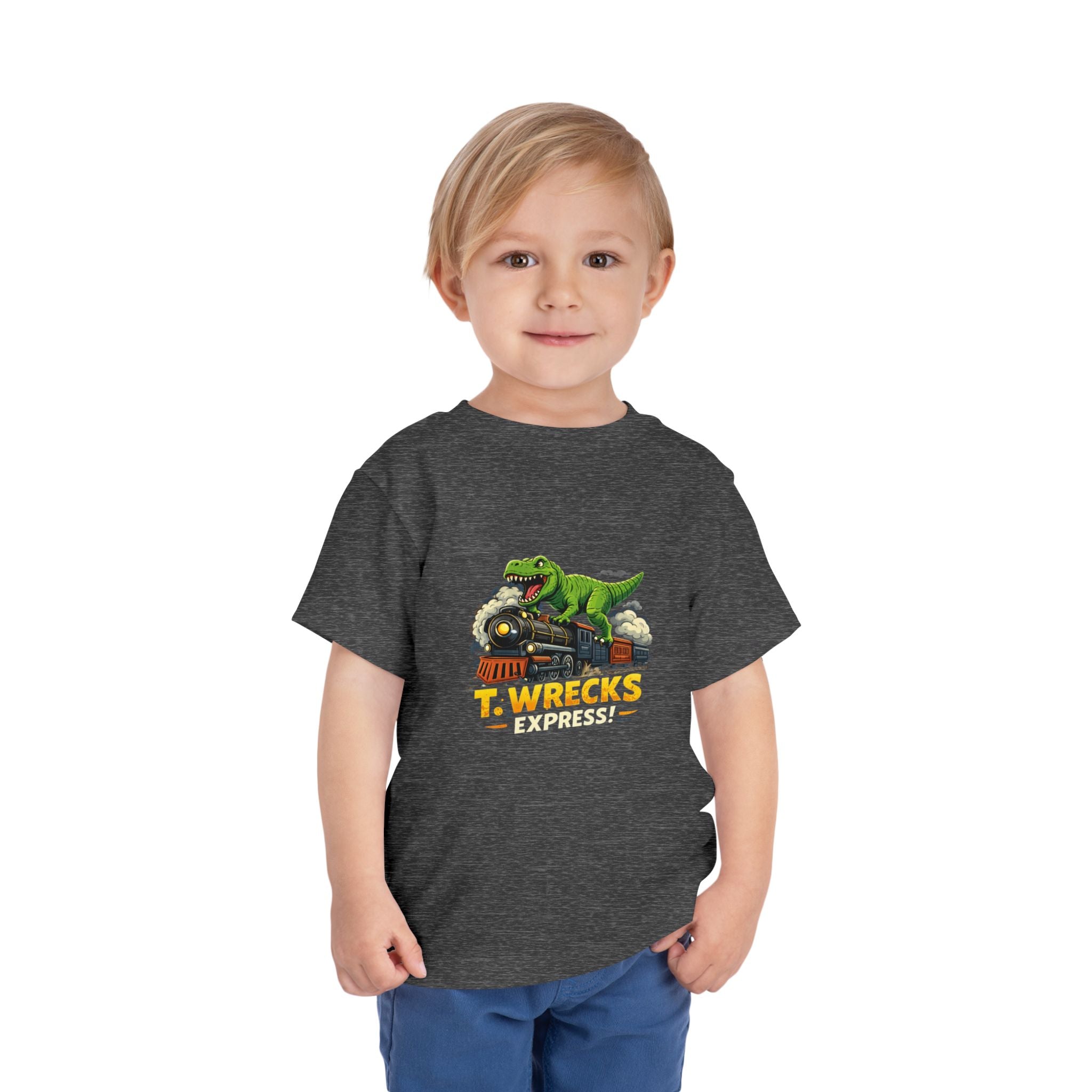 T. Wrecks Express Toddler Tee – Dino Train Graphic Shirt