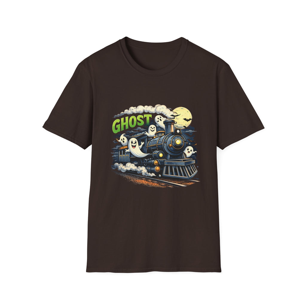 Ghost Train T-Shirt — Cute Halloween Ghosts Locomotive Tee
