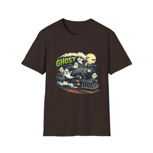 Ghost Train T-Shirt — Cute Halloween Ghosts Locomotive Tee