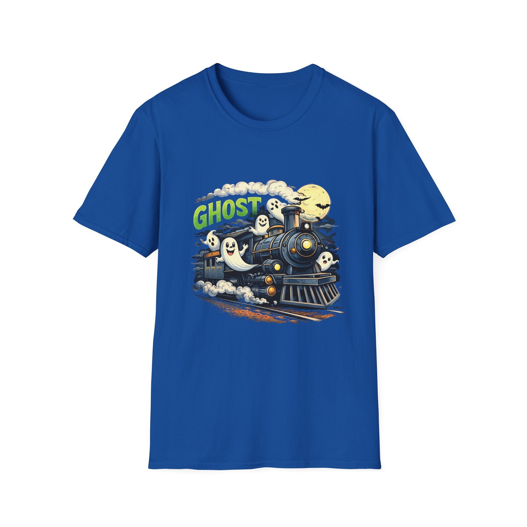 Ghost Train T-Shirt — Cute Halloween Ghosts Locomotive Tee