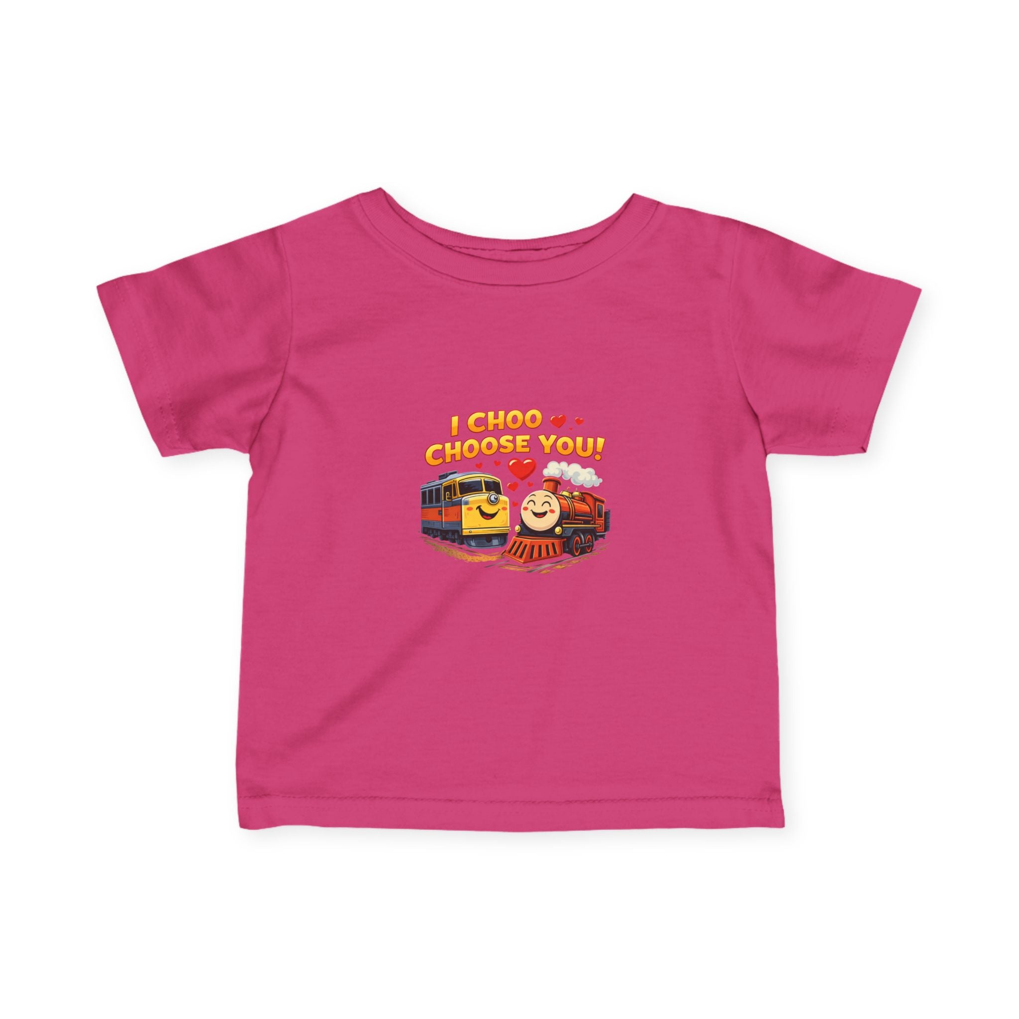 Infant Tee — Cute Train Friends "I Choo-Choose You" Baby Shirt