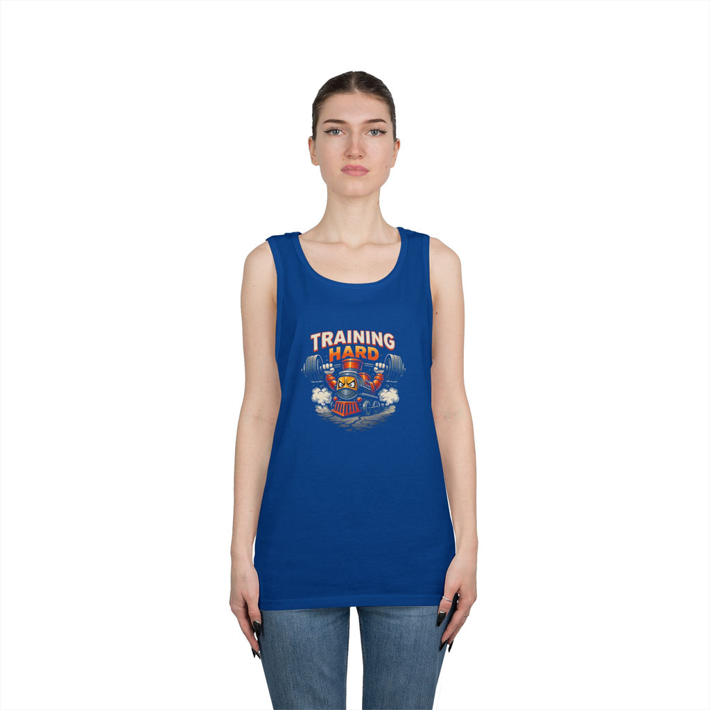 Training Hard Tank Top — Weightlifting Gym Tank with 'Training Hard' Graphic