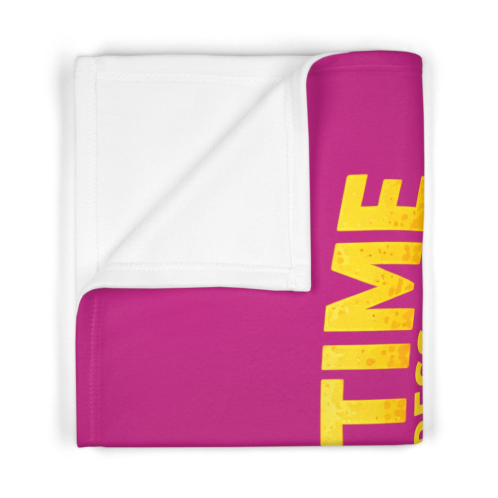 Nap Time Express Baby Blanket – Cute Train Sleep Fleece for Infants & Toddlers Pink