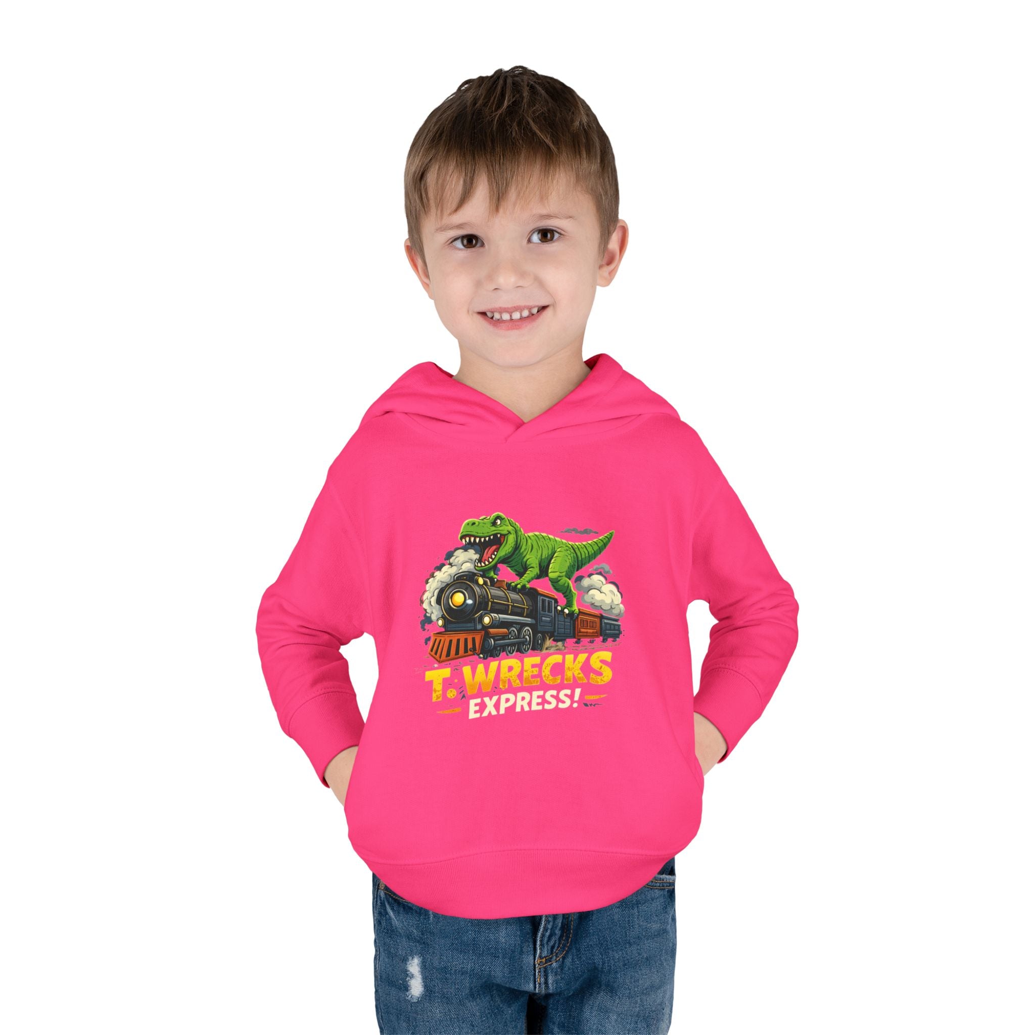 Toddler Hoodie — T. Wrecks Dino Train Pullover