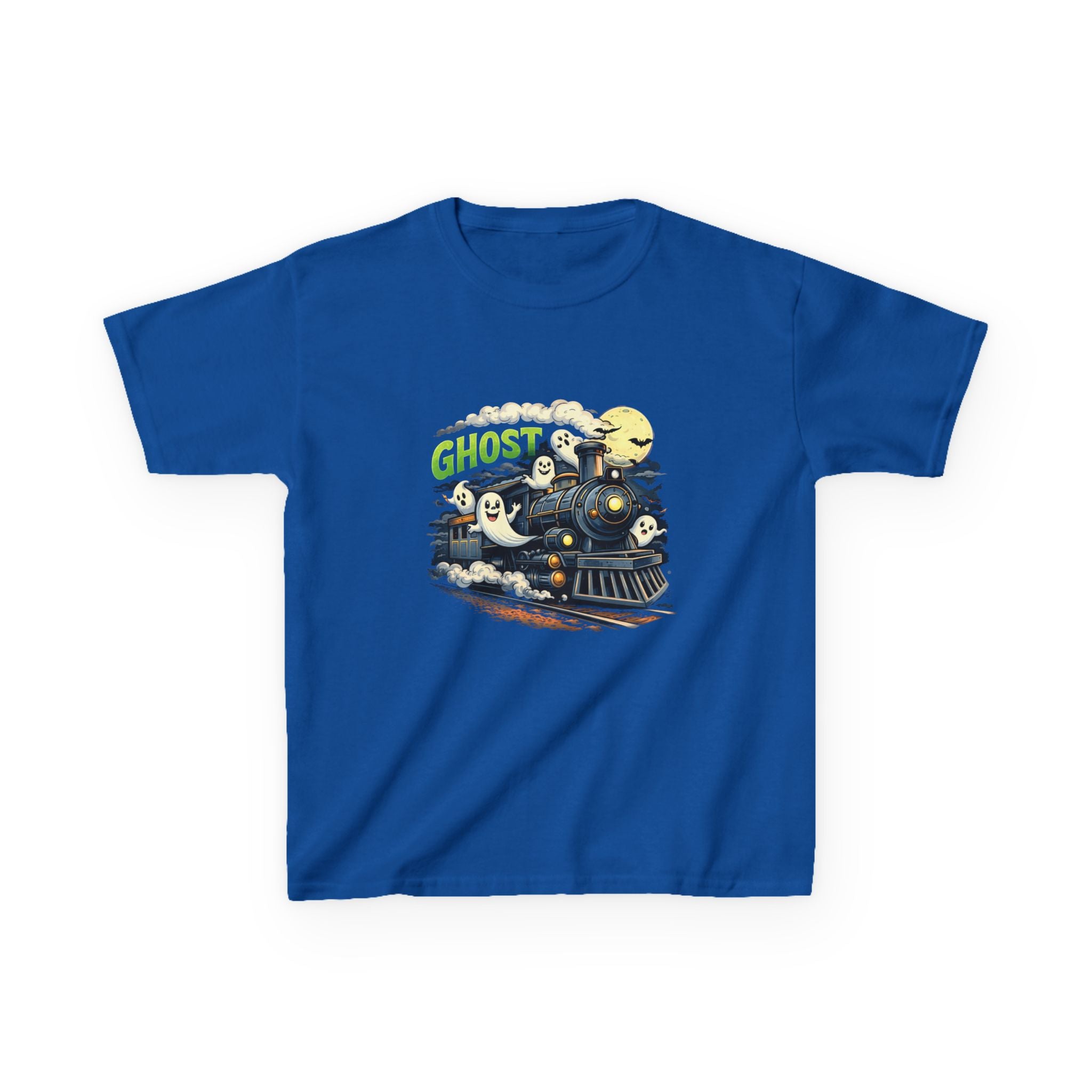 Kids Ghost Train T-Shirt — Cute Halloween Ghosts Graphic Tee