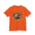Kids T‑Shirt — "Off The Rails" Train Chill Beach Graphic Tee