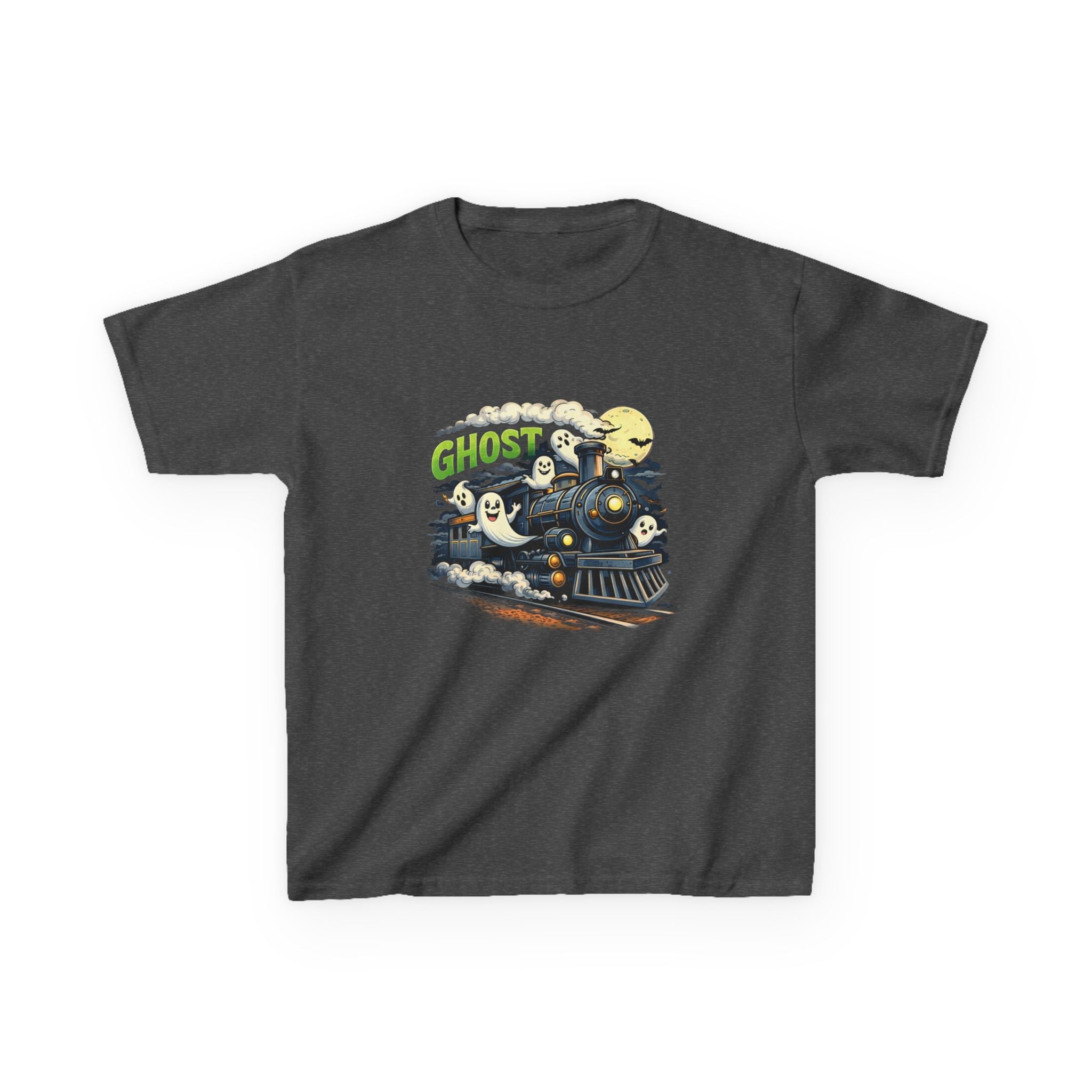 Kids Ghost Train T-Shirt — Cute Halloween Ghosts Graphic Tee