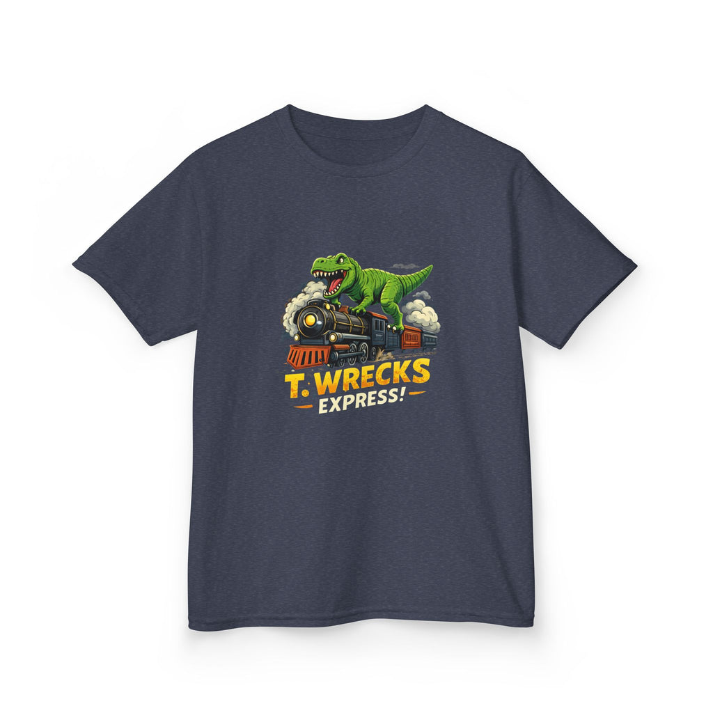 T-Rex Wrecks Express Kids Tee — Dinosaur Train Adventure Shirt