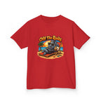 Kids T‑Shirt — "Off The Rails" Train Chill Beach Graphic Tee