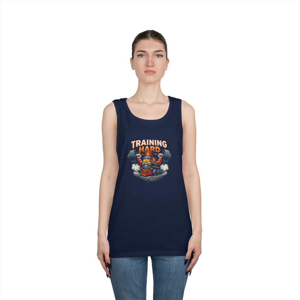 Training Hard Tank Top — Weightlifting Gym Tank with 'Training Hard' Graphic