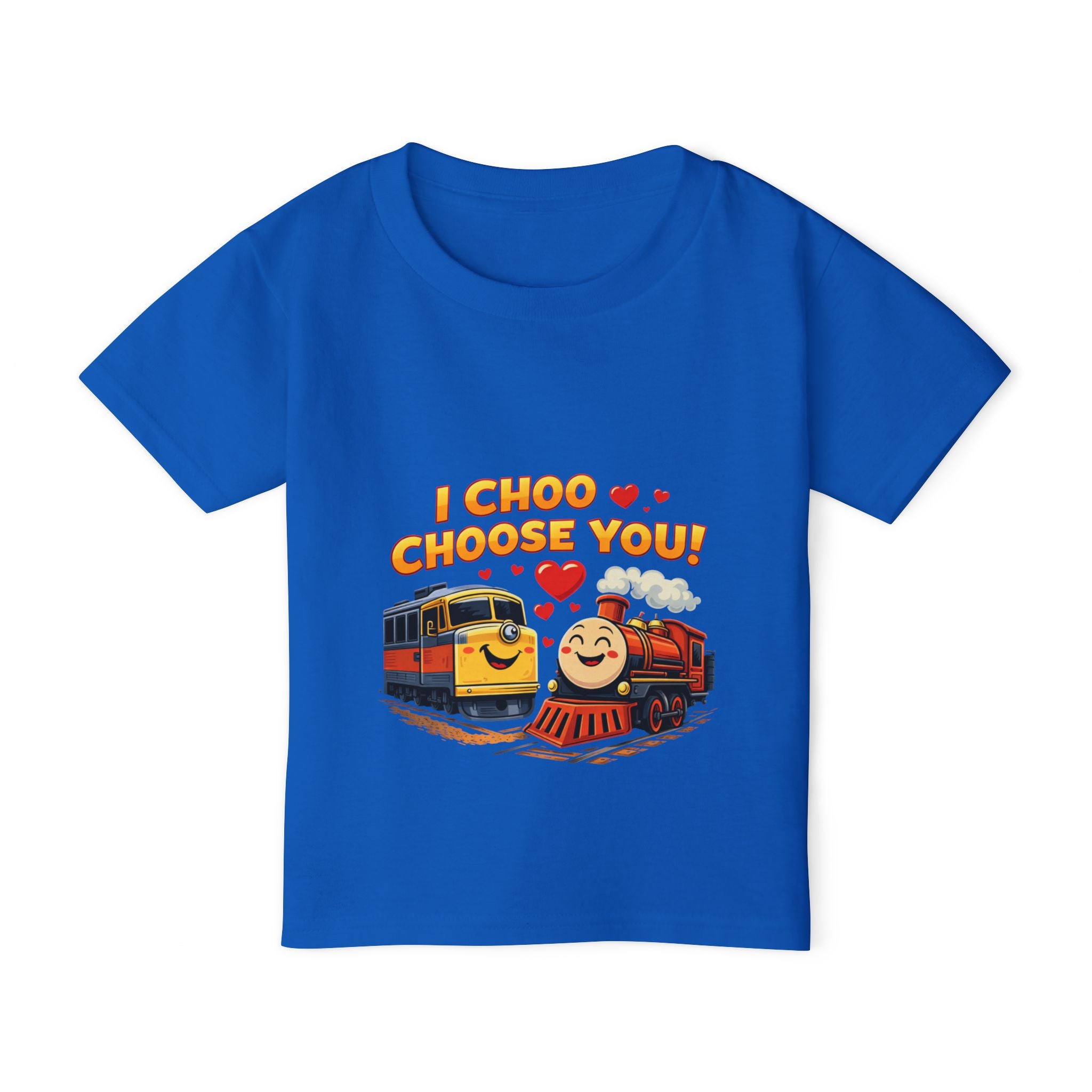 Toddler T-Shirt — "I Choo Choose You!" Cute Train Valentine Tee