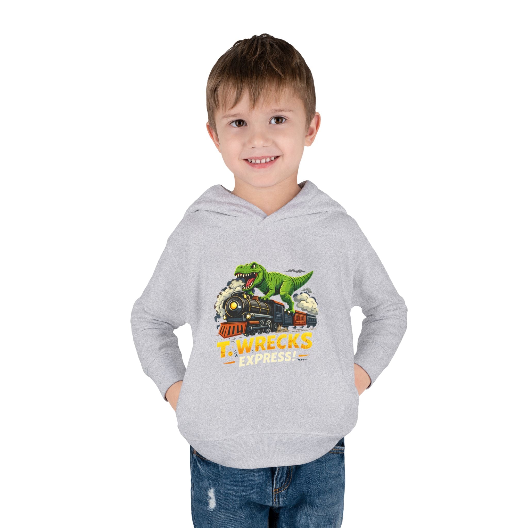 Toddler Hoodie — T. Wrecks Dino Train Pullover