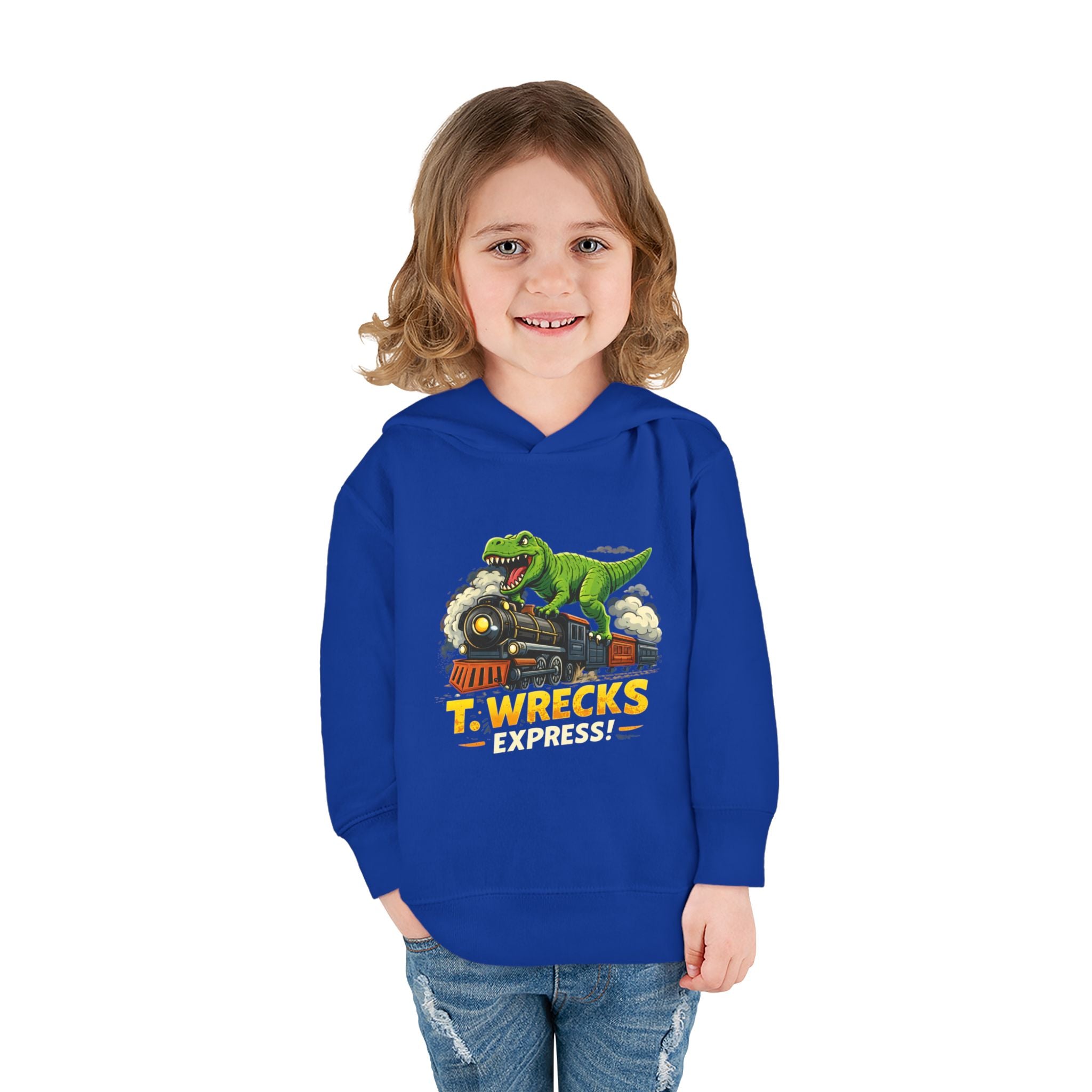 Toddler Hoodie — T. Wrecks Dino Train Pullover