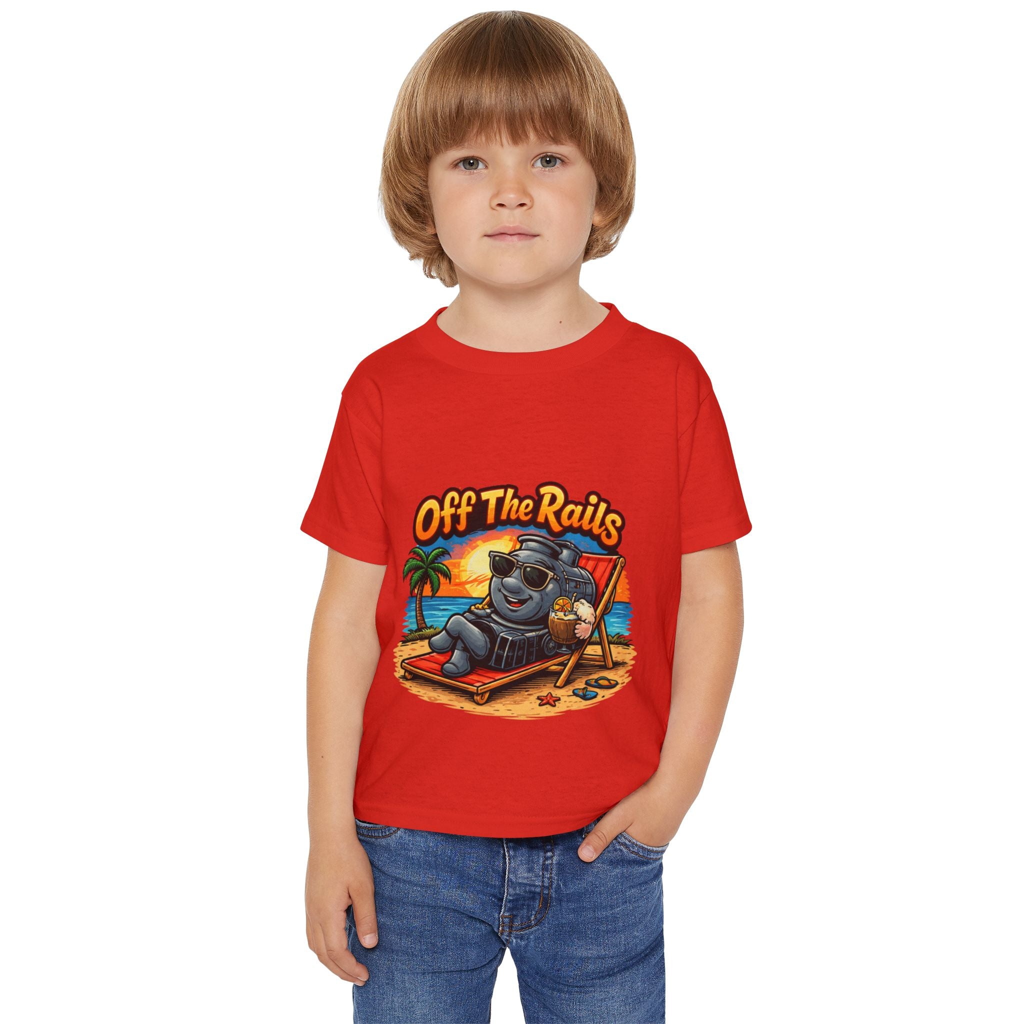 Off The Rails Chill Train Toddler T-Shirt