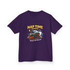 Kids T-Shirt — "Nap Time Express: Snooze All Aboard" Cute Sleep Train Tee