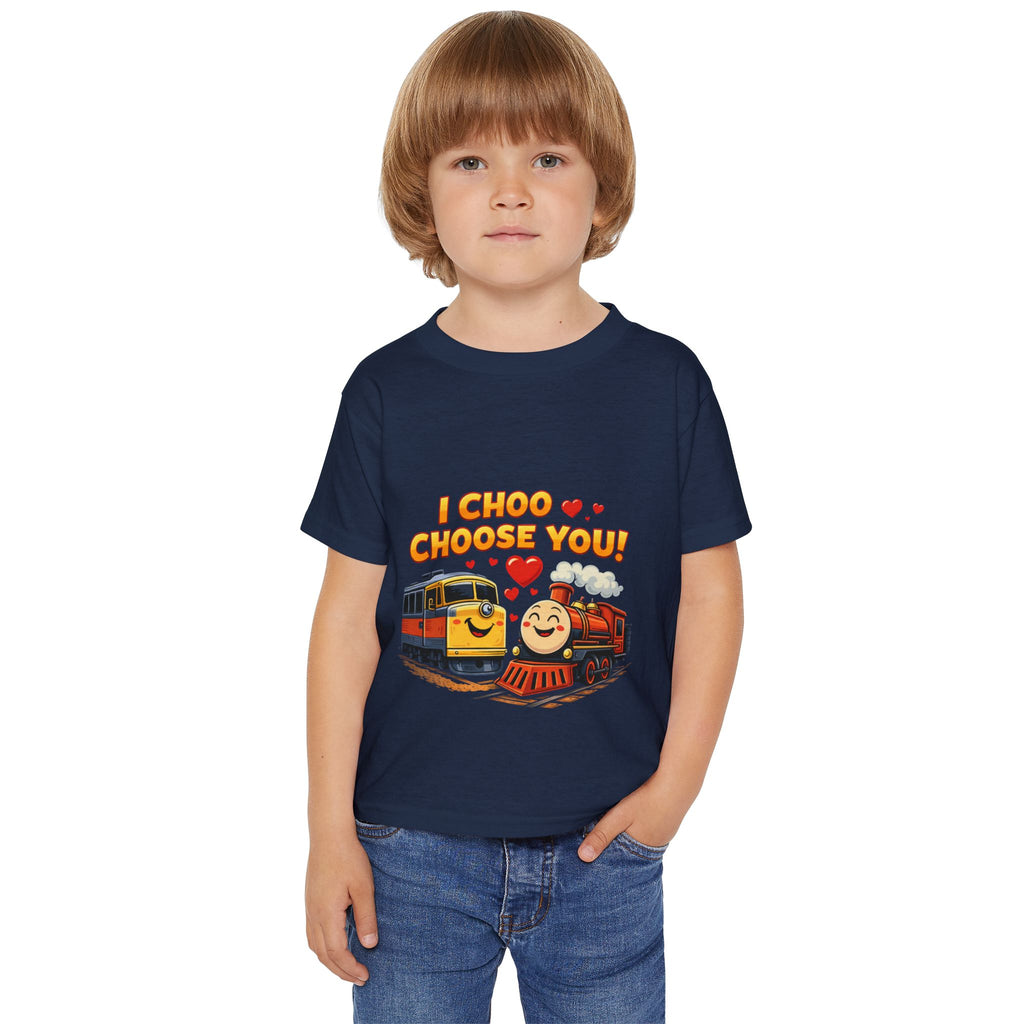 Toddler T-Shirt — "I Choo Choose You!" Cute Train Valentine Tee