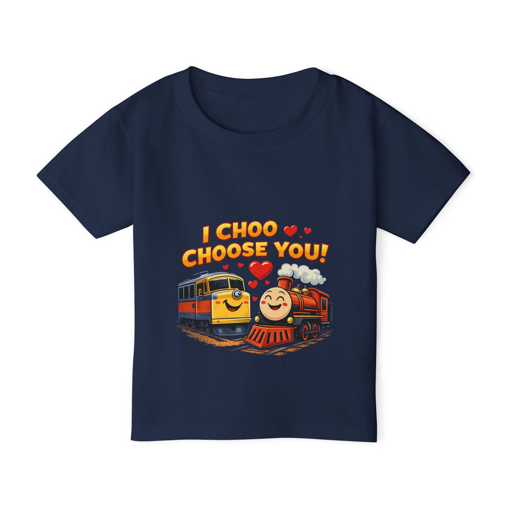 Toddler T-Shirt — "I Choo Choose You!" Cute Train Valentine Tee