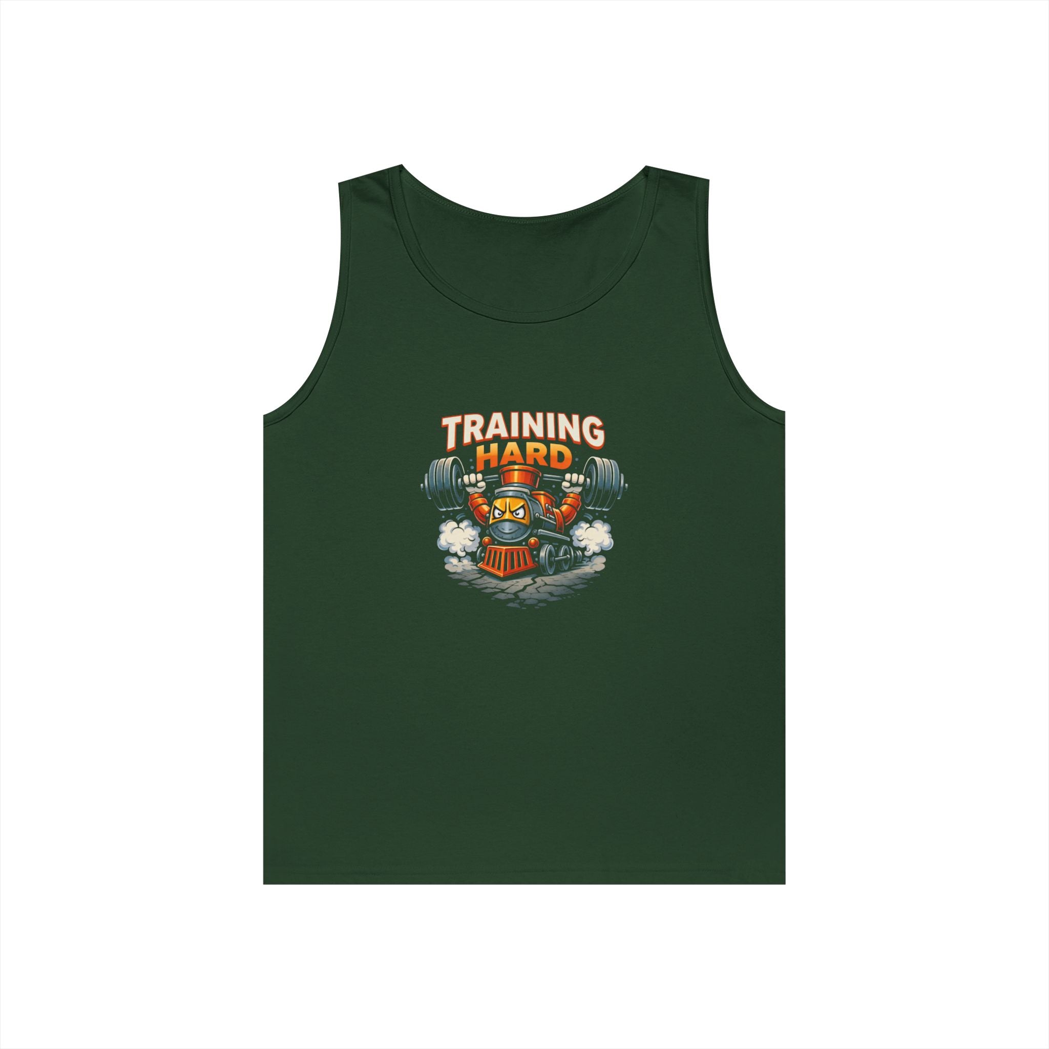 Training Hard Tank Top — Weightlifting Gym Tank with 'Training Hard' Graphic