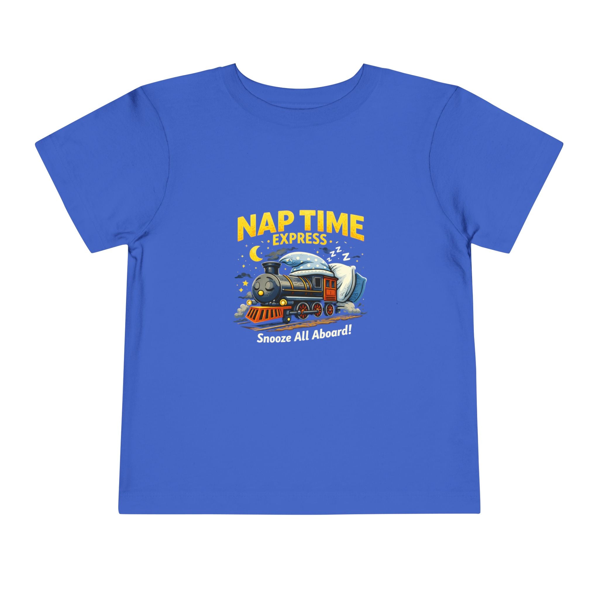Toddler Tee — “Nap Time Express” Train Sleepytime Shirt