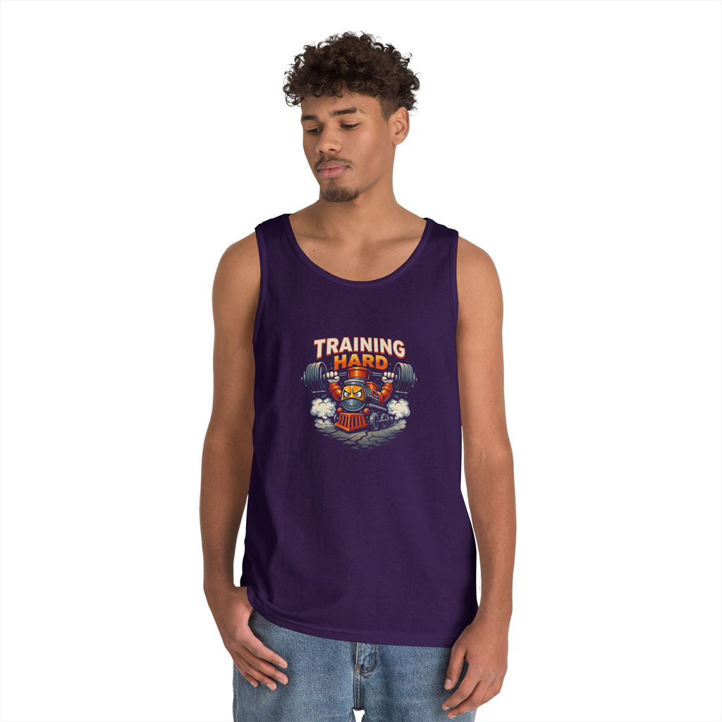 Training Hard Tank Top — Weightlifting Gym Tank with 'Training Hard' Graphic