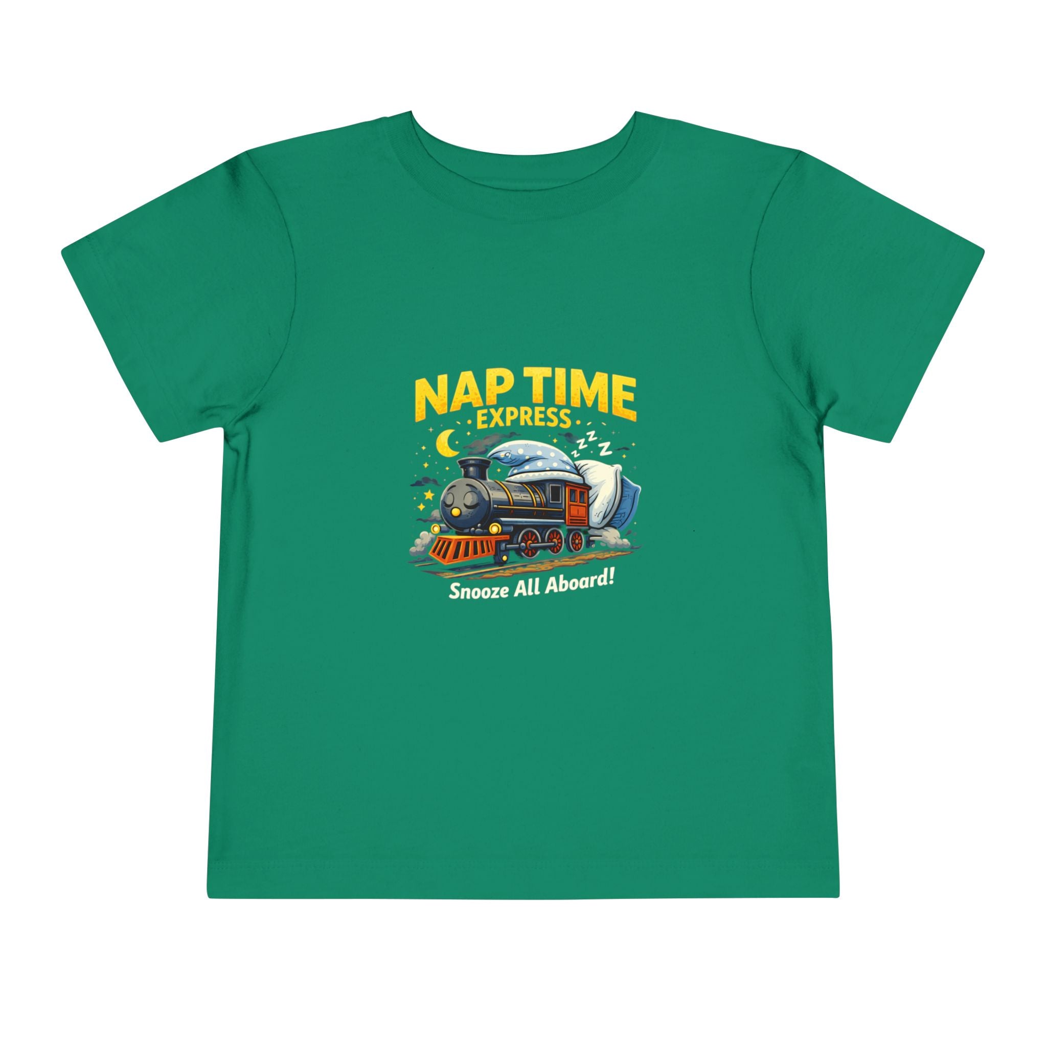 Toddler Tee — “Nap Time Express” Train Sleepytime Shirt